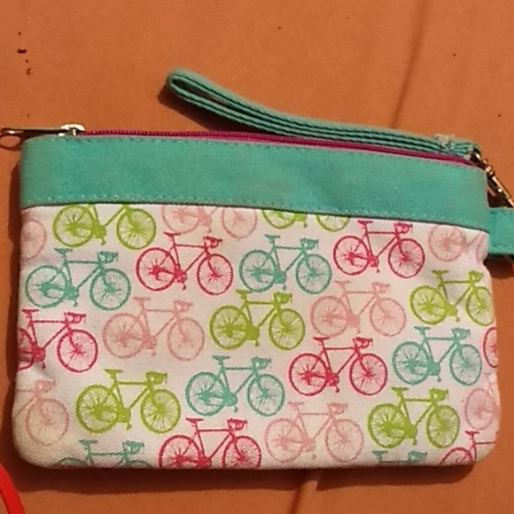 Life is a beautiful ride cosmetic bag wristlet - Picture 5 of 6